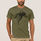 OCTOPUS POLYNESIAN TRIBAL Blank T-Shirt (Vorderseite)