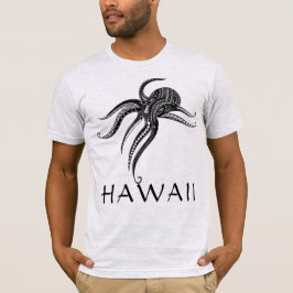 OCTOPUS POLYNESIAN TRIBAL HAWAII Blank T-Shirt