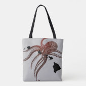 OCTOPUS POLYNESIAN TRIBAL HAWAII INSELN TASCHE (Rückseite)