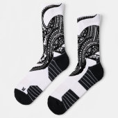 OCTOPUS POLYNESIAN TRIBAL HAWAII ISLANDS Blk Socken (Links)