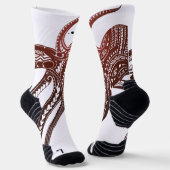 OCTOPUS POLYNESIAN TRIBAL HAWAII ISLANDS SOCKEN (Gewinkelt)