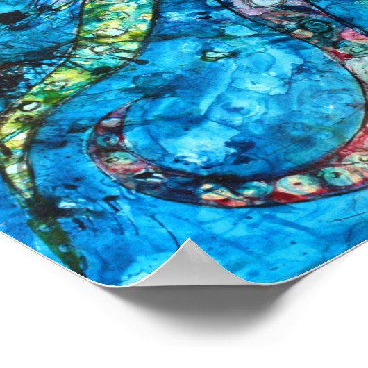 Octopus Poster (Ecke)