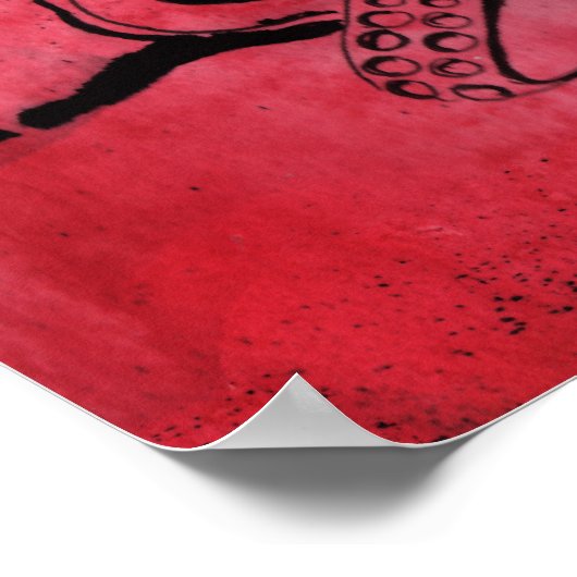 Octopus Poster (Ecke)