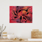 Octopus Poster (Küche)