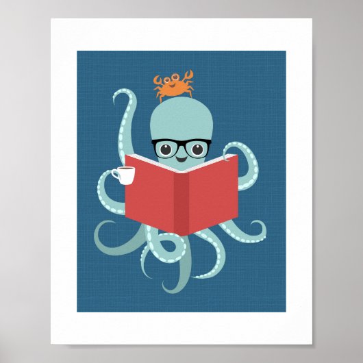 Octopus Poster Print (Vorne)