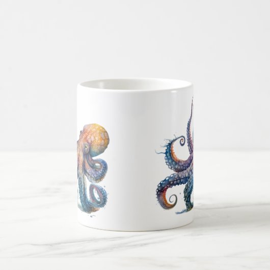 Octopus Print Coffee Tasse (Mittel)
