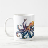 Octopus Print Coffee Tasse (Links)
