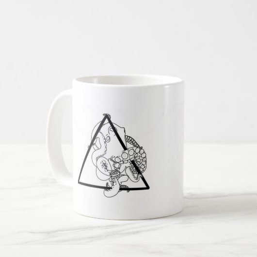 Octopus Print Tasse (Vorderseite Links)