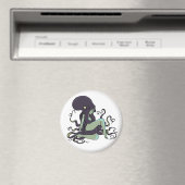 Octopus Queen Magnet (In Situ (Geschirrspüler))
