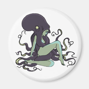 Octopus Queen Magnet
