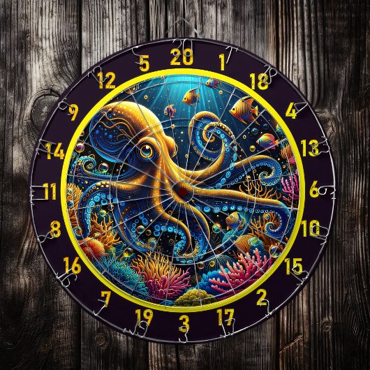 Octopus Reef Adventure Dartboard Dartscheibe