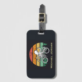 Octopus Reiten Gepäckanhänger (Vorderseite Vertikal)