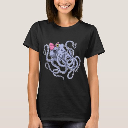 Octopus Ribbon T-Shirt (Vorderseite)