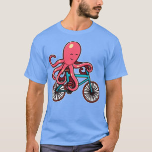 Octopus Riding Fahrradtopus Designgeschenke für zw T-Shirt