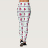 Octopus riding road bike leggings (Rückseite)