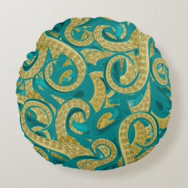 Octopus Round Pillow Rundes Kissen