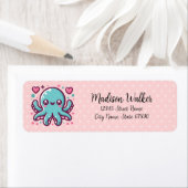 Octopus-Rücksendeadressen-Aufkleber (Insitu)