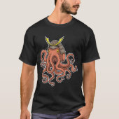 Octopus Samurai Martial Arts T-Shirt (Vorderseite)