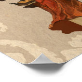 Octopus Schirmplakat 20 x 36 Zoll Poster (Ecke)