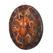 Octopus Sea Monster Kreatur Cephalapod Vintag Dartscheibe (Vorderseite rechts)