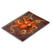 Octopus Sea Monster Kreatur Cephalapod Vintag Notizblock (Linke Seite)