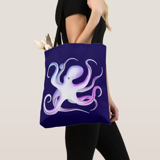Octopus Silhouette Art Tasche (Von Nahem)