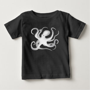 Octopus-Silhouette Baby T-shirt