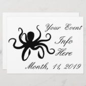 Octopus Silhouette Thunder_Cove (Vorne/Hinten)