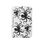 Octopus Silhouette Thunder_Cove Badematte (Vorderseite Vertikal)