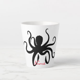 Octopus Silhouette Thunder_Cove Milchtasse