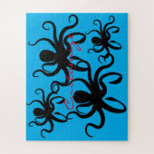 Octopus Silhouette Thunder_Cove Puzzle (Vertikal)