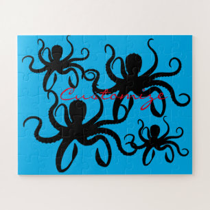 Octopus Silhouette Thunder_Cove Puzzle