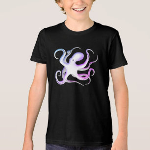 Octopus-Silhouette Tri-Blend Shirt