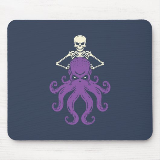 Octopus Skeleton Mousepad (Vorne)