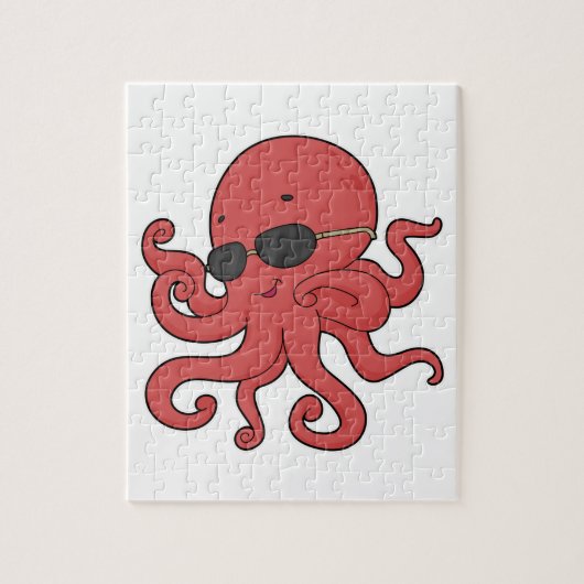 Octopus-Sonnenbrille Puzzle (Vertikal)