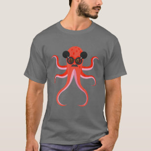 Octopus Sonnenbrille Surfer Funny T-Shirt