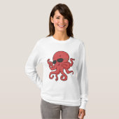 Octopus-Sonnenbrille T-Shirt (Vorne ganz)
