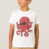 Octopus-Sonnenbrille T-Shirt (Vorderseite)