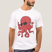 Octopus-Sonnenbrille T-Shirt (Vorderseite)