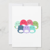 Octopus Squishmallow Birthday Party Einladung (Rückseite)