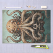 Octopus Steampunk Marine Life Aquatic Seidenpapier (Handwerk)