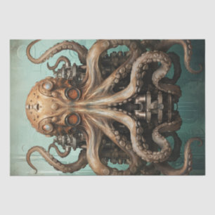 Octopus Steampunk Marine Life Aquatic Seidenpapier