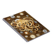 Octopus Steampunk Surreal Retro Style Machine Notizblock (Rechte Seite)