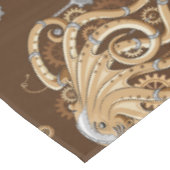 Octopus Steampunk Surreal Retro Style Machine Tischdecke (Schrägansicht)