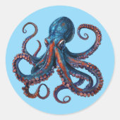 Octopus Sticker Sheet - Custom Eight Arm Fun Decal (Vorderseite)