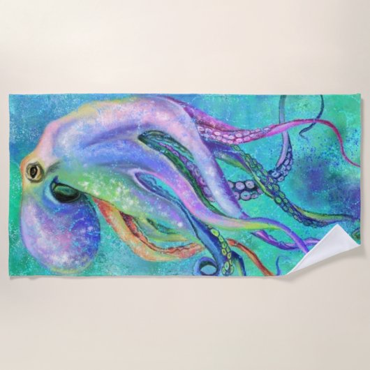 Octopus Strandtuch (Vorderseite)