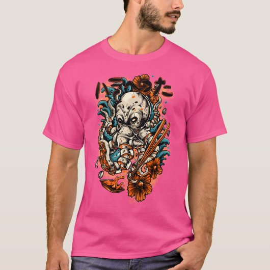 Octopus Sushi Monster T-Shirt (Vorderseite)