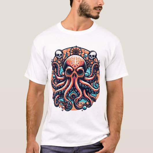 Octopus-T - Shirt (Vorderseite)