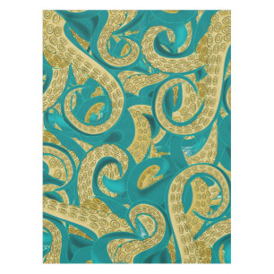 Octopus Tablecloth Art Design Tischdecke