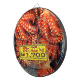 Octopus Tako た こ Tsukiji Fish Market, Tokio, Japan Dartscheibe (Vorderseite rechts)